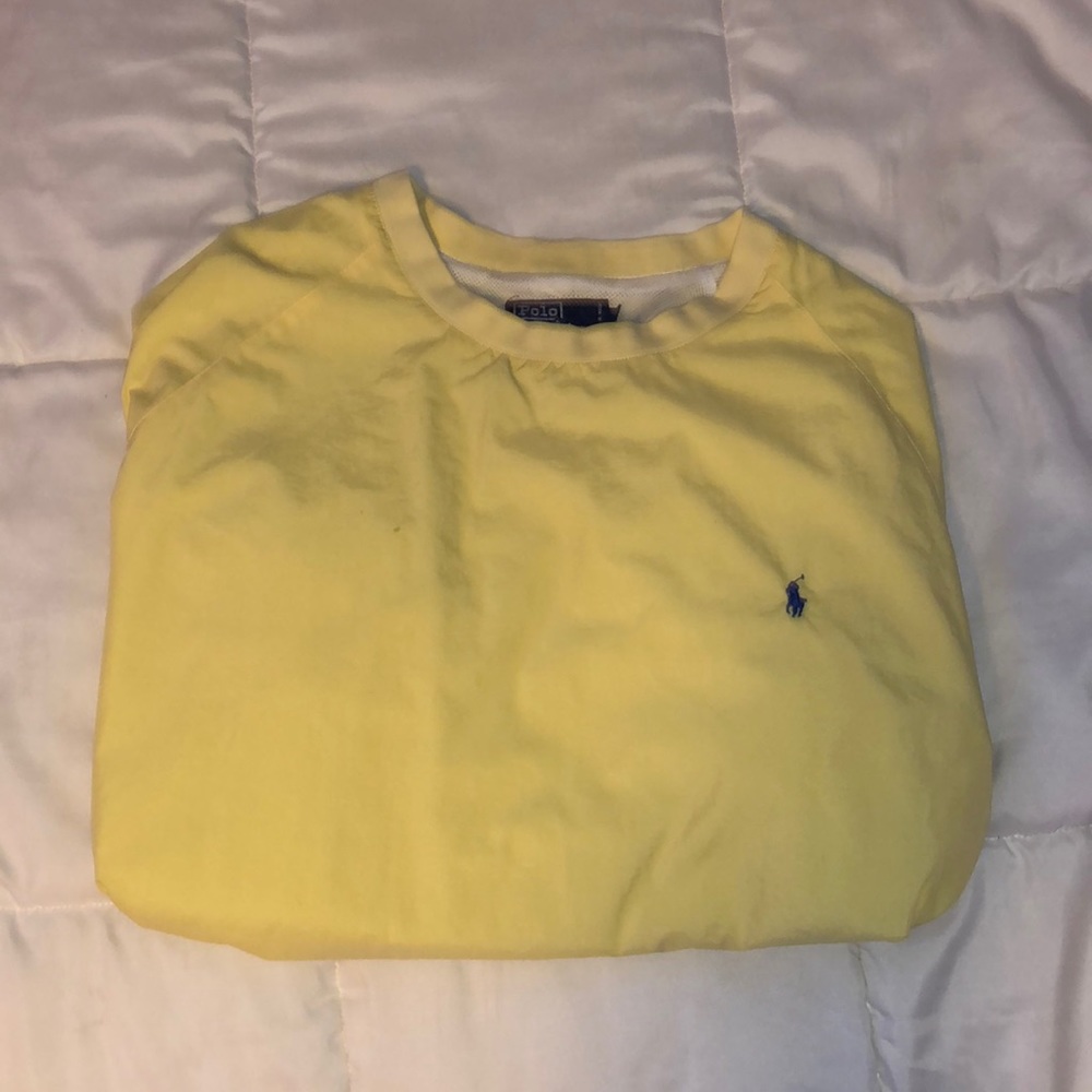 Polo by Ralph Lauren Vintage Crewneck | Size:L | Yellow | Nylon Lining | Used